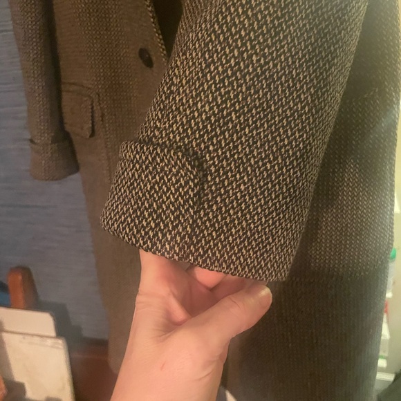 Vintage 60’s-70’s Wool Overcoat Trench Union Made. - Picture 7 of 15